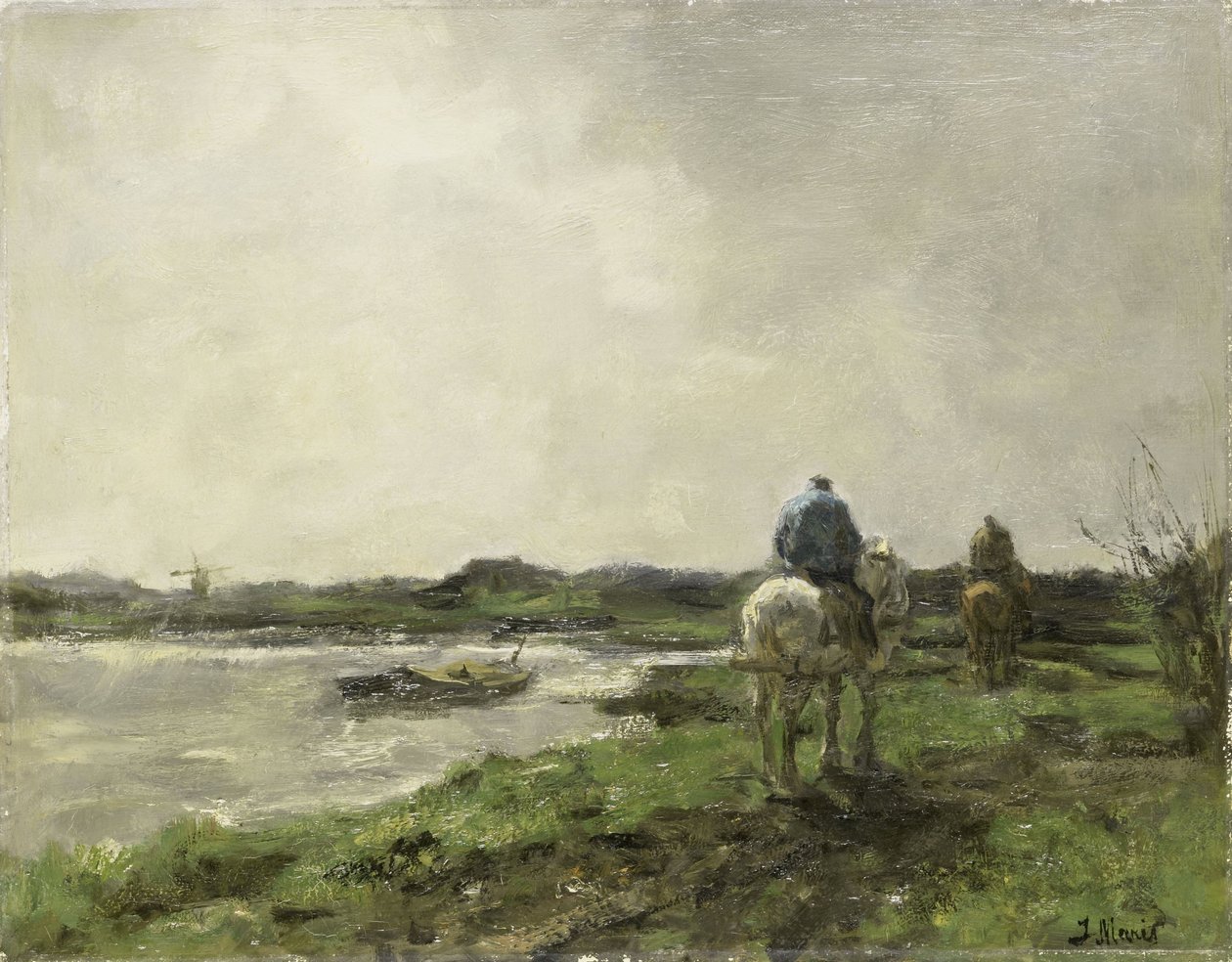 Jaagpad door Jacob Henricus or Hendricus Maris