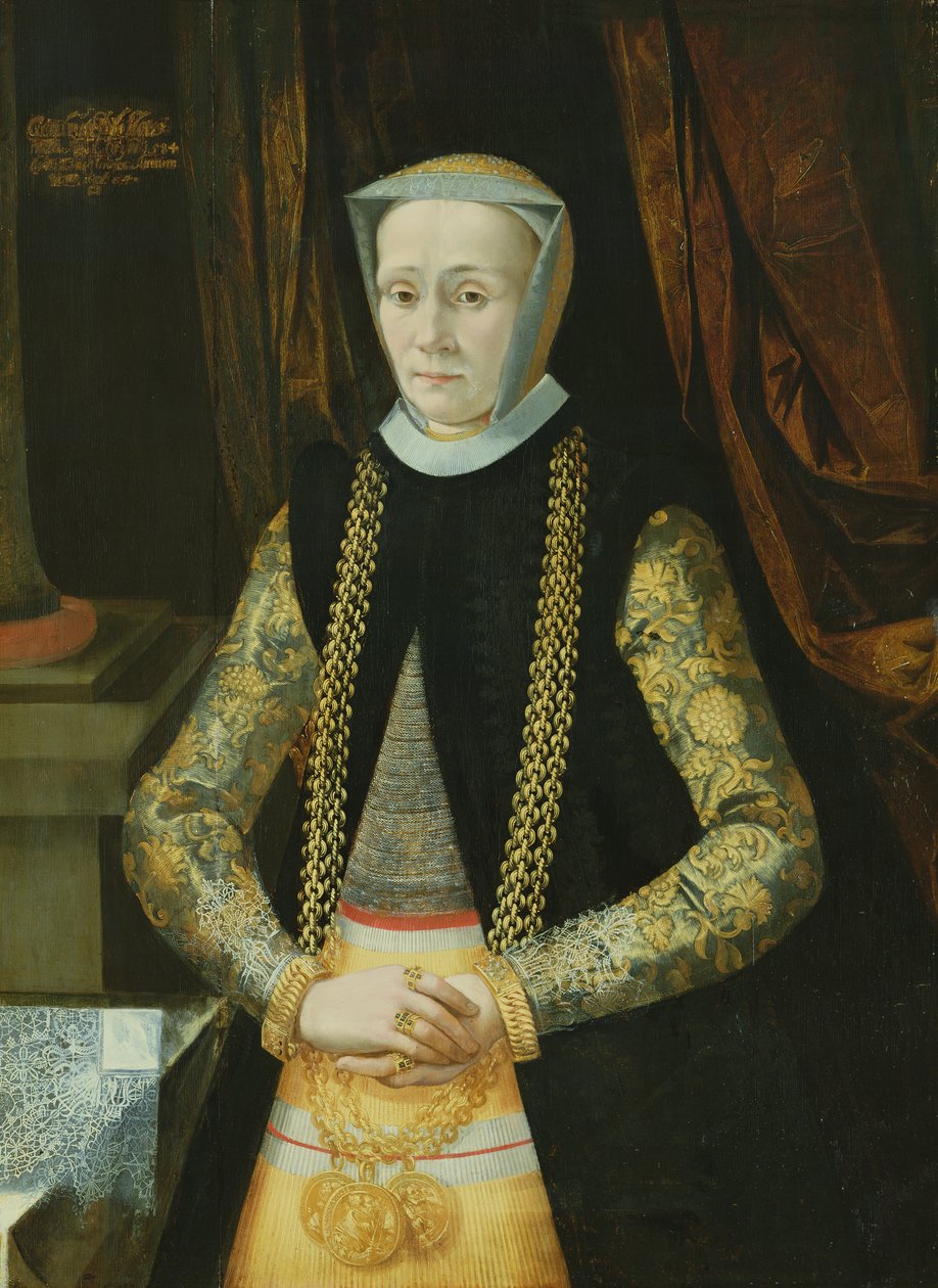 Gertrud Moller, vrouw van de syndic Vincenzius Moller door Jacob Jacobsz