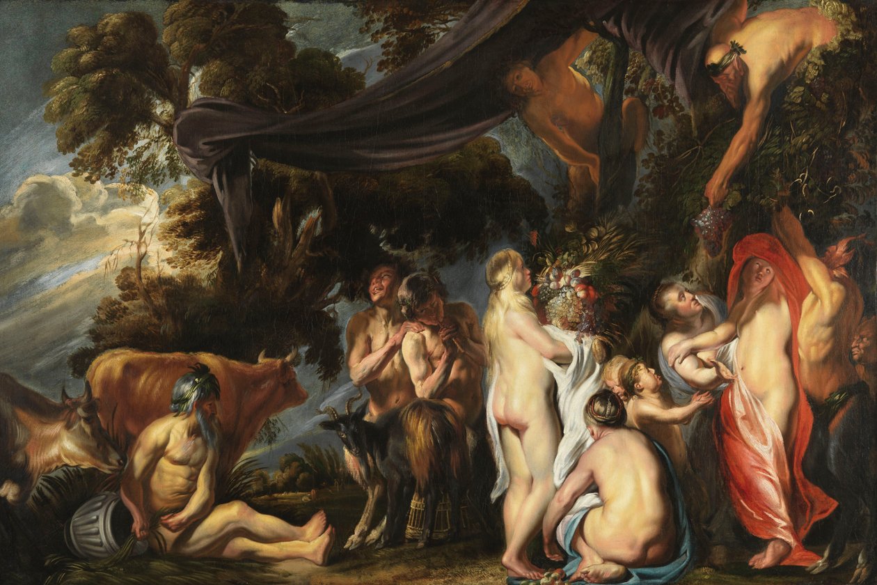 Allegorie van de vruchtbaarheid door Jacob Jordaens