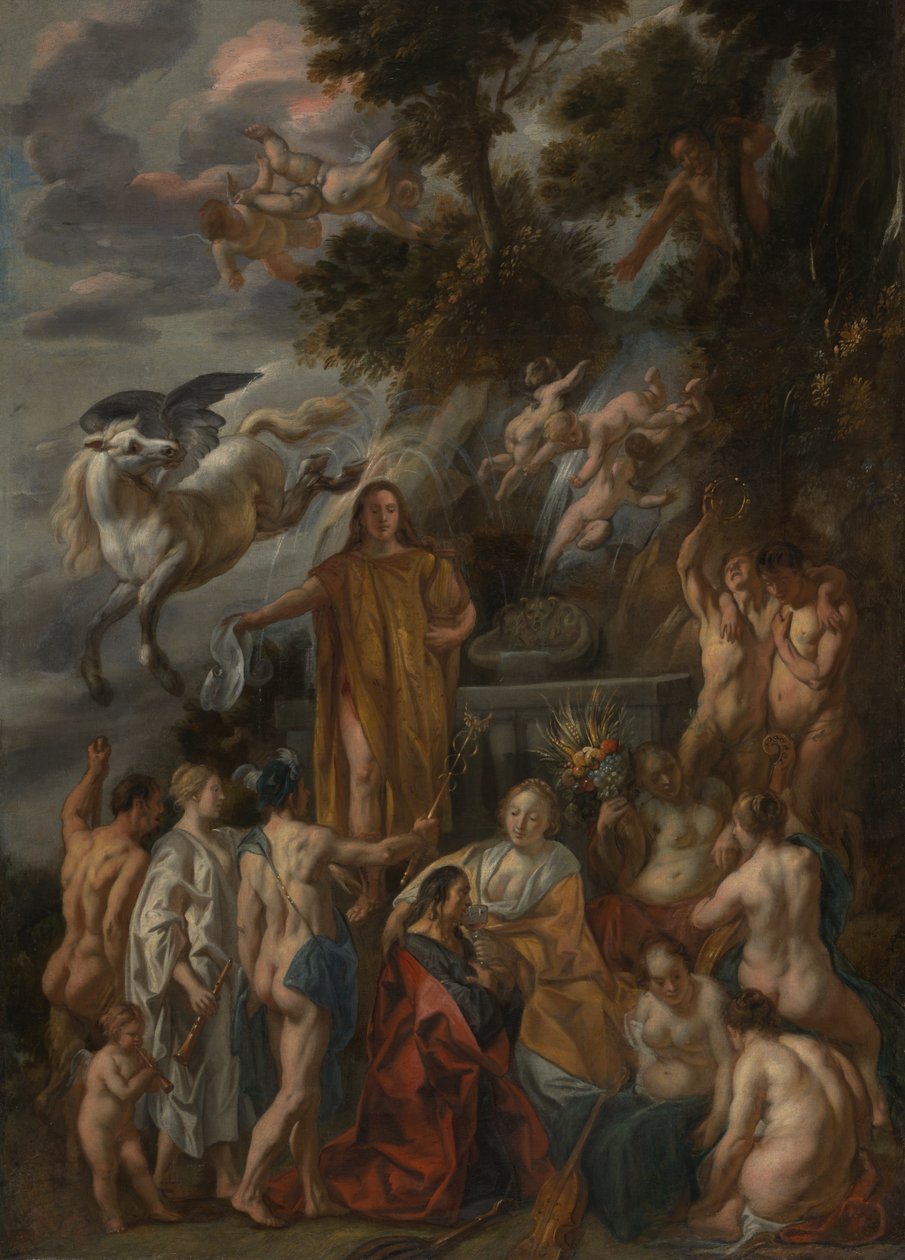 Allegorie van de dichter door Jacob Jordaens