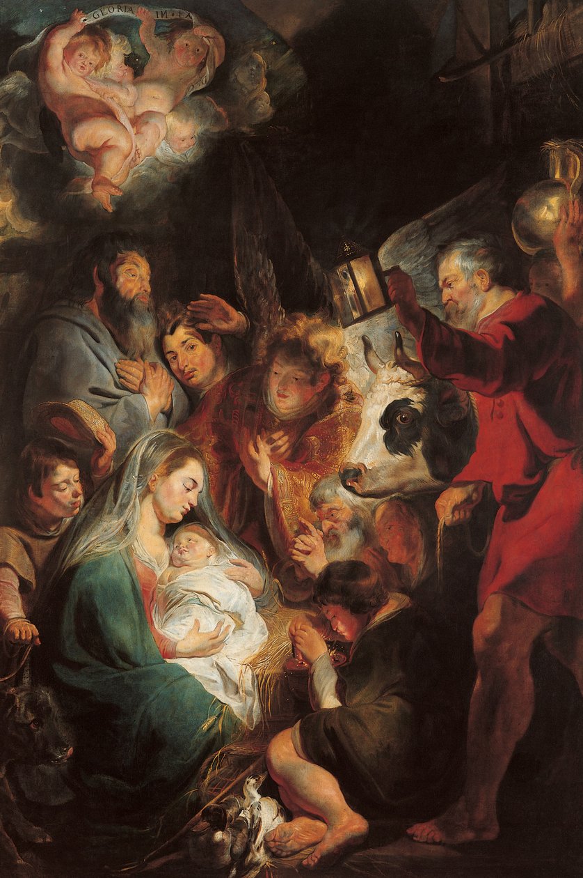 De aanbidding der wijzen door Jacob Jordaens