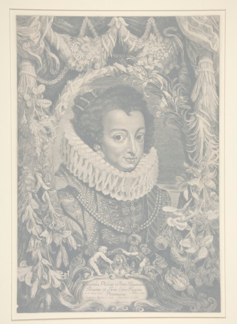 Elizabeth van Bourbon (1602-1644) door Jacob Louys