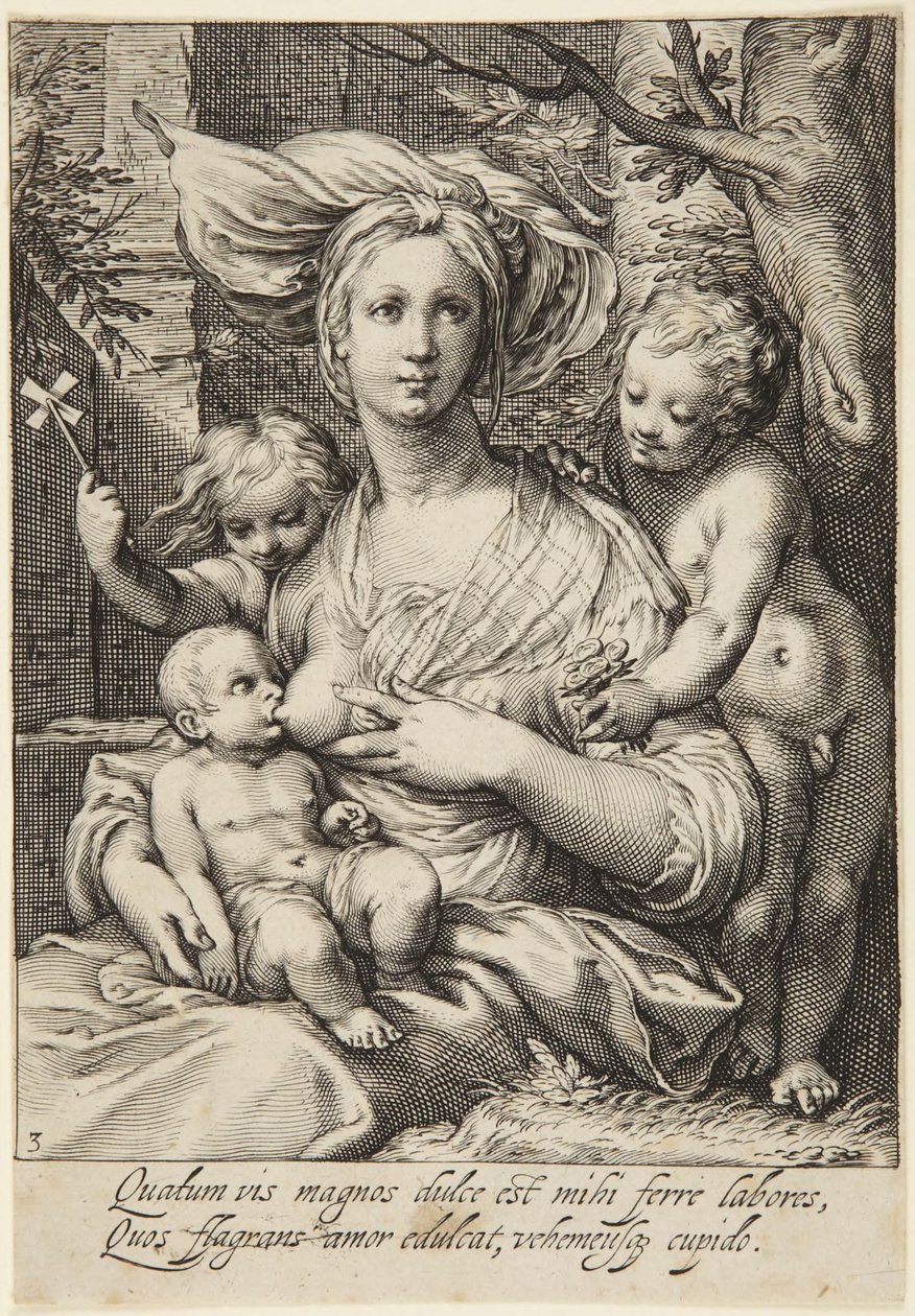 Liefdadigheid door Jacob Matham
