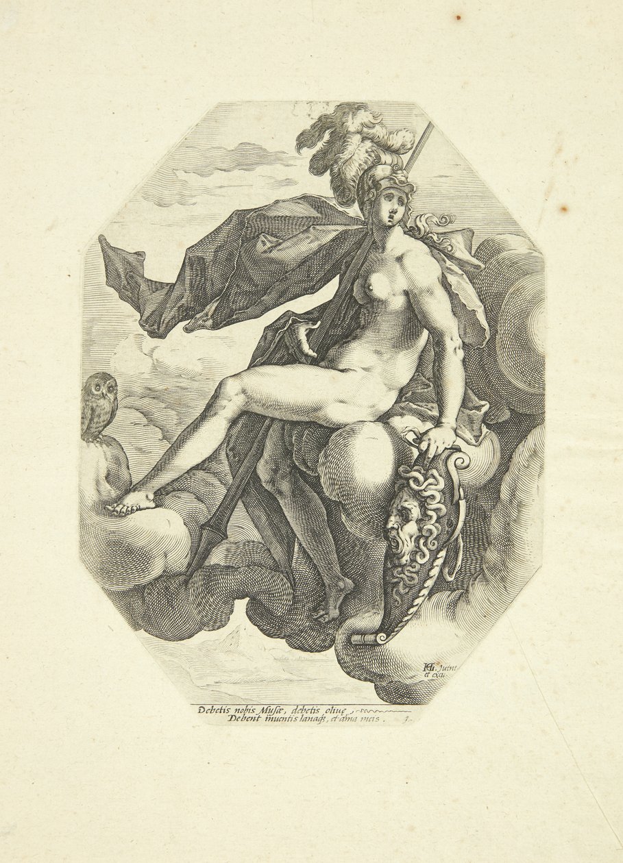 Minerva door Jacob Matham