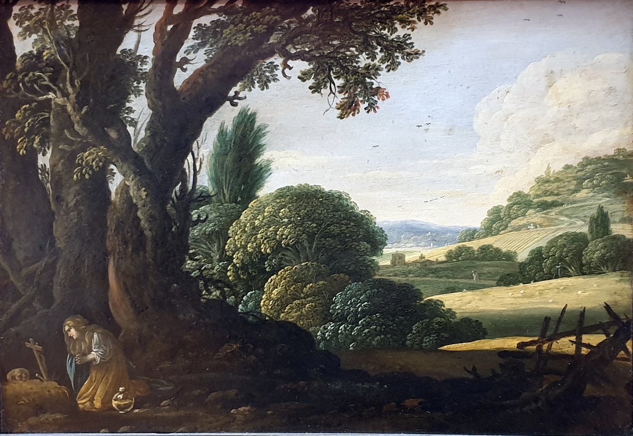 Landschap met boetvaardige Magdalena; Kat.nr. 1973 door Jacob Symonsz Pynas or Pinas