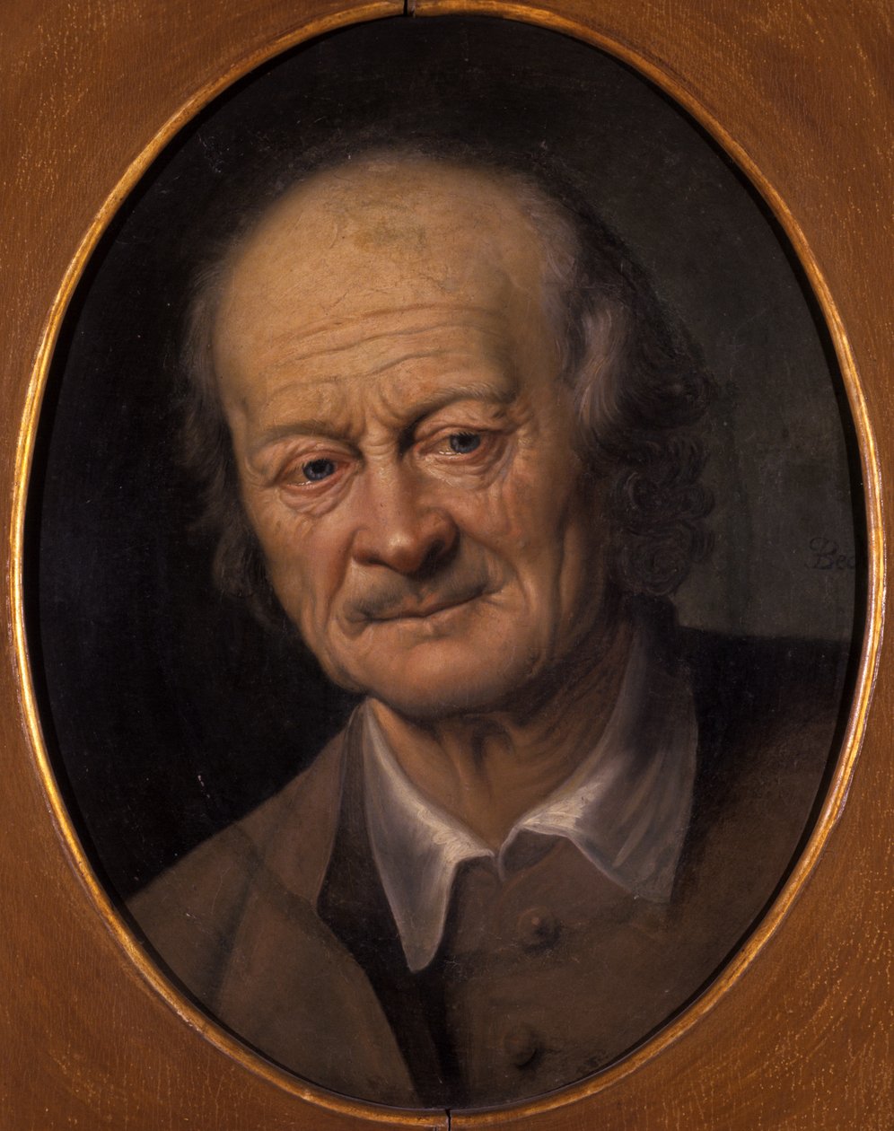 Portret van een oude man door Jacob Samuel Beck