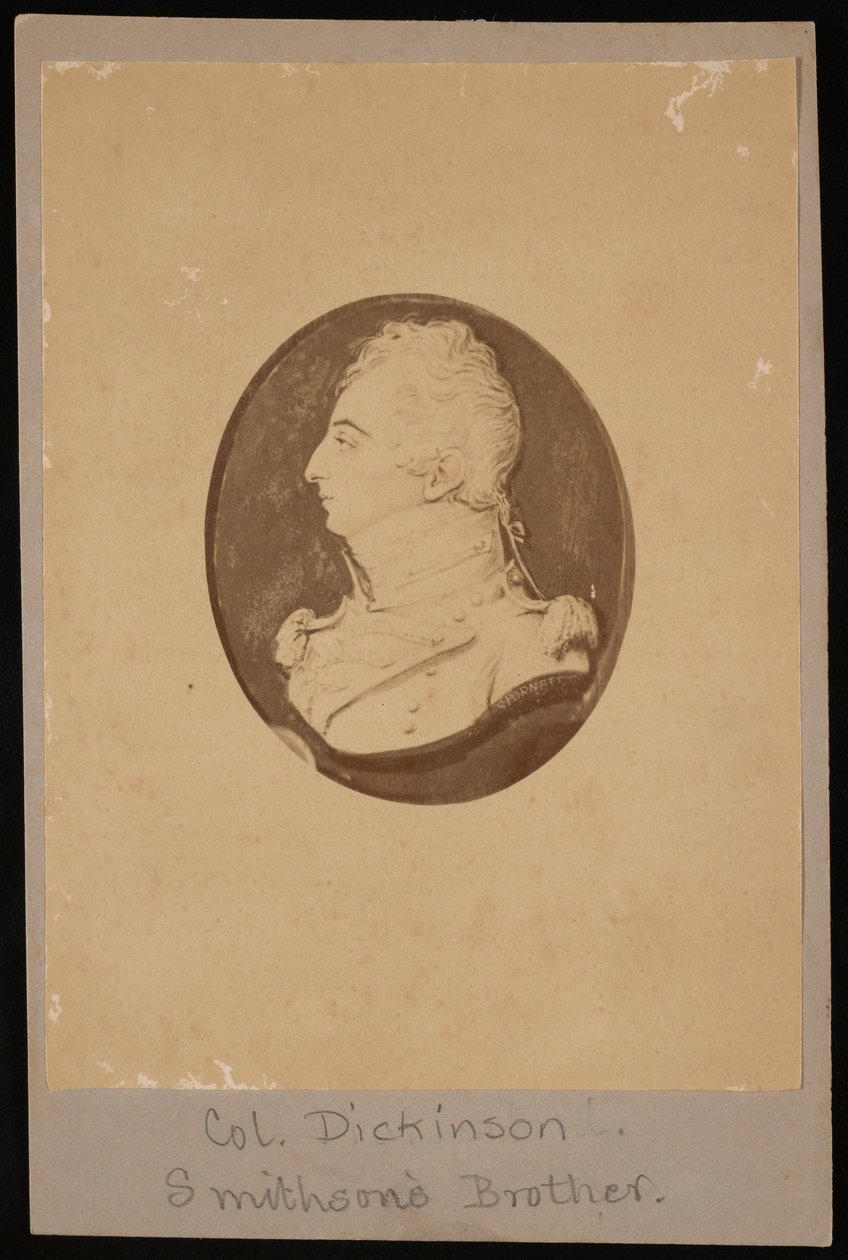Portret van Henry Louis Dickinson 1771-1820, 1805 gefotografeerd in de jaren 1880 door Jacob Spornberg