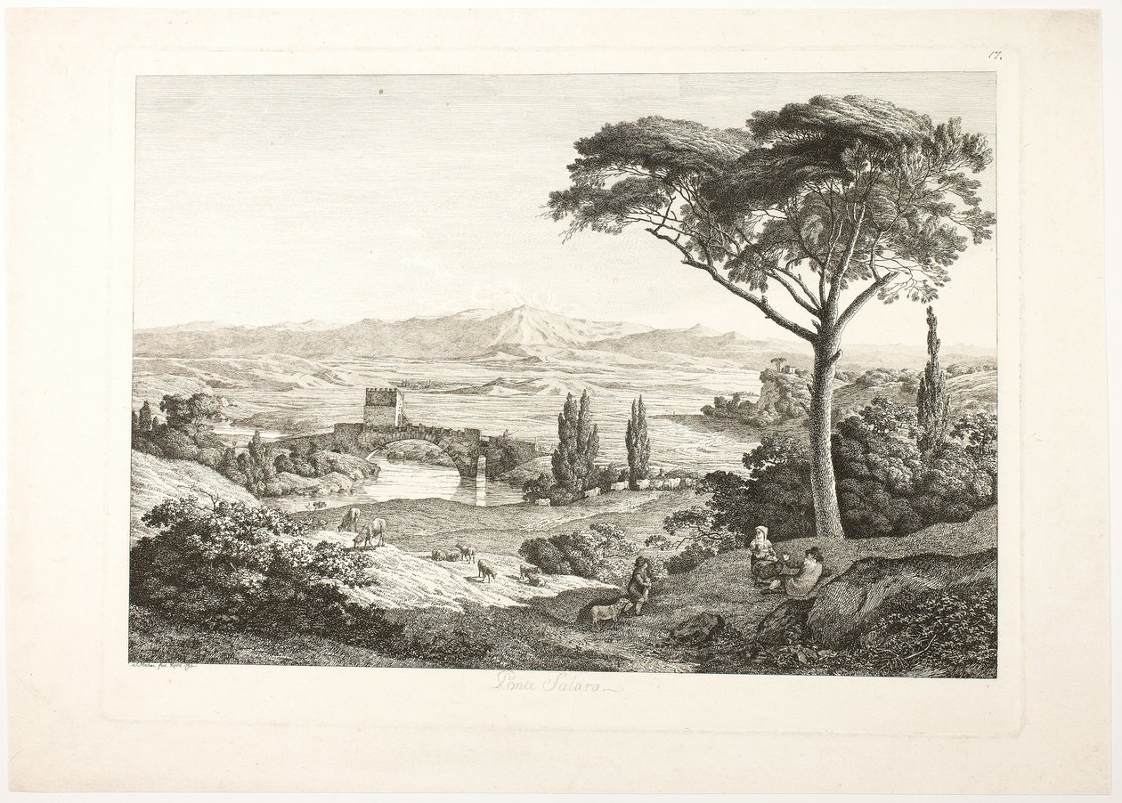 Brug van Salaro door Jacob Wilhelm Mechau