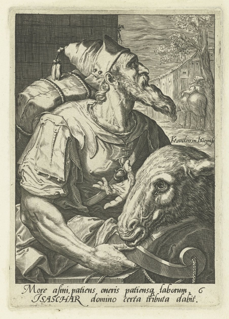 Stamvader Issachar door Jacob de Gheyn (II)