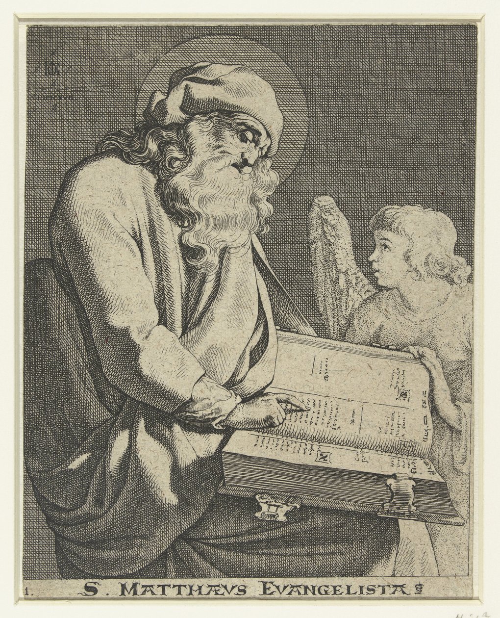 Evangelist Mattheüs door Jacob de Gheyn (III)