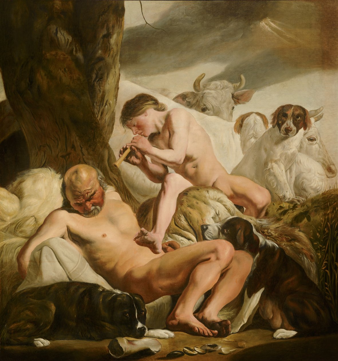 Argus, Mercurius en Io door Jacob van Campen