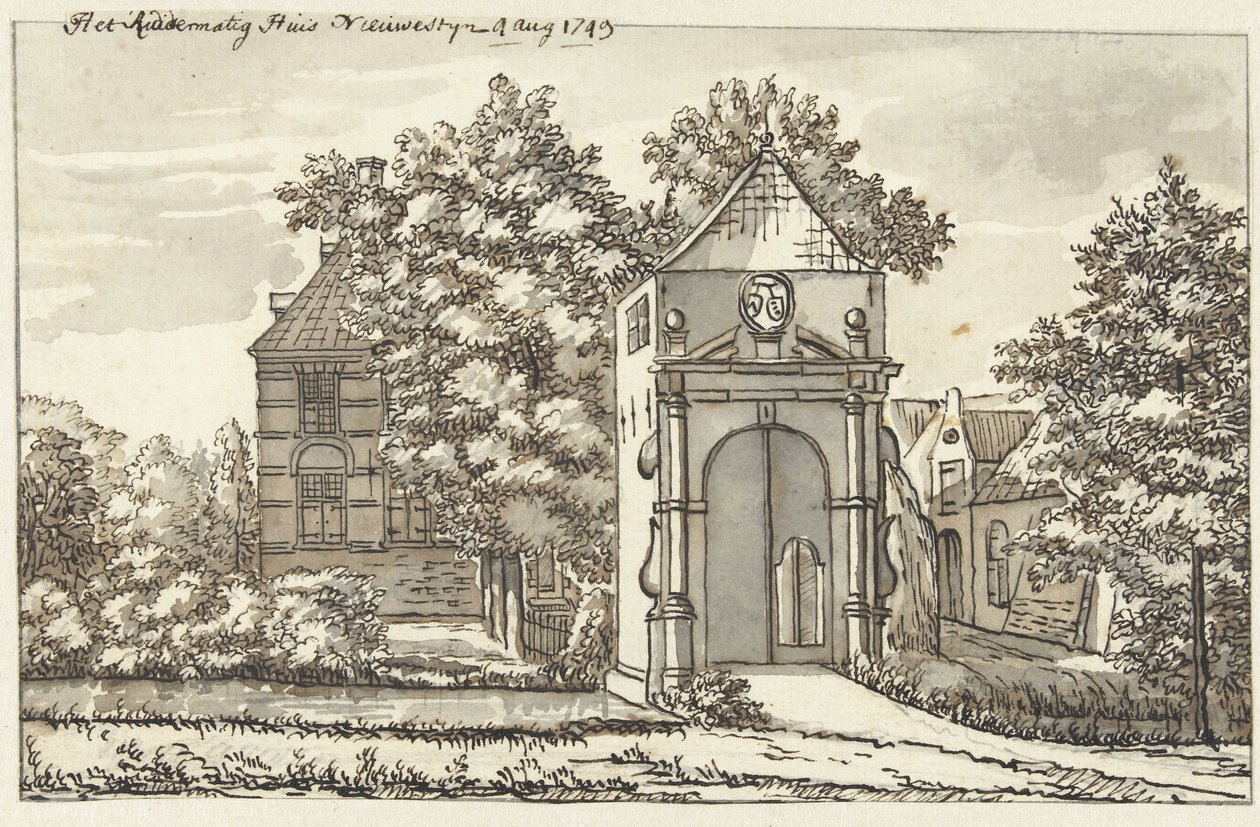 Het Riddermatig Huis Nieuwestijn door Jacob van Liender