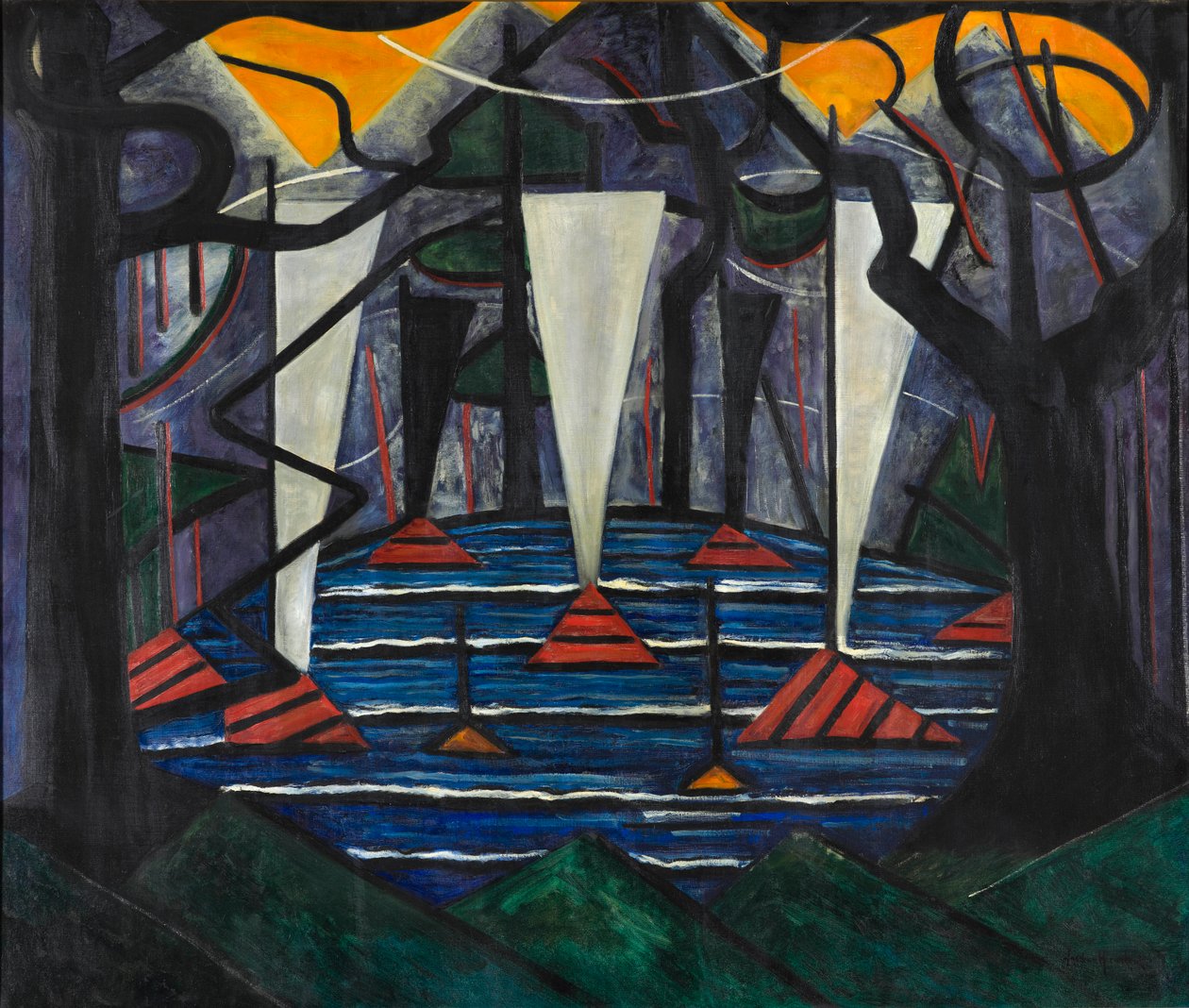 Bild No. 23, 1915 door Jacoba Berendina van Heemskerck van Beest