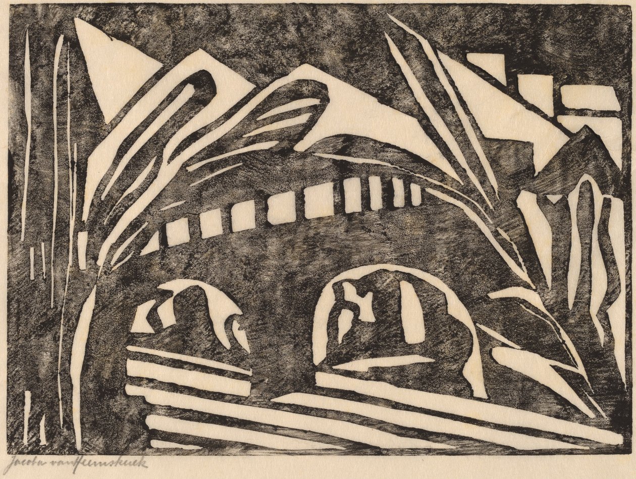 Brug door Jacoba van Heemskerck van Beest