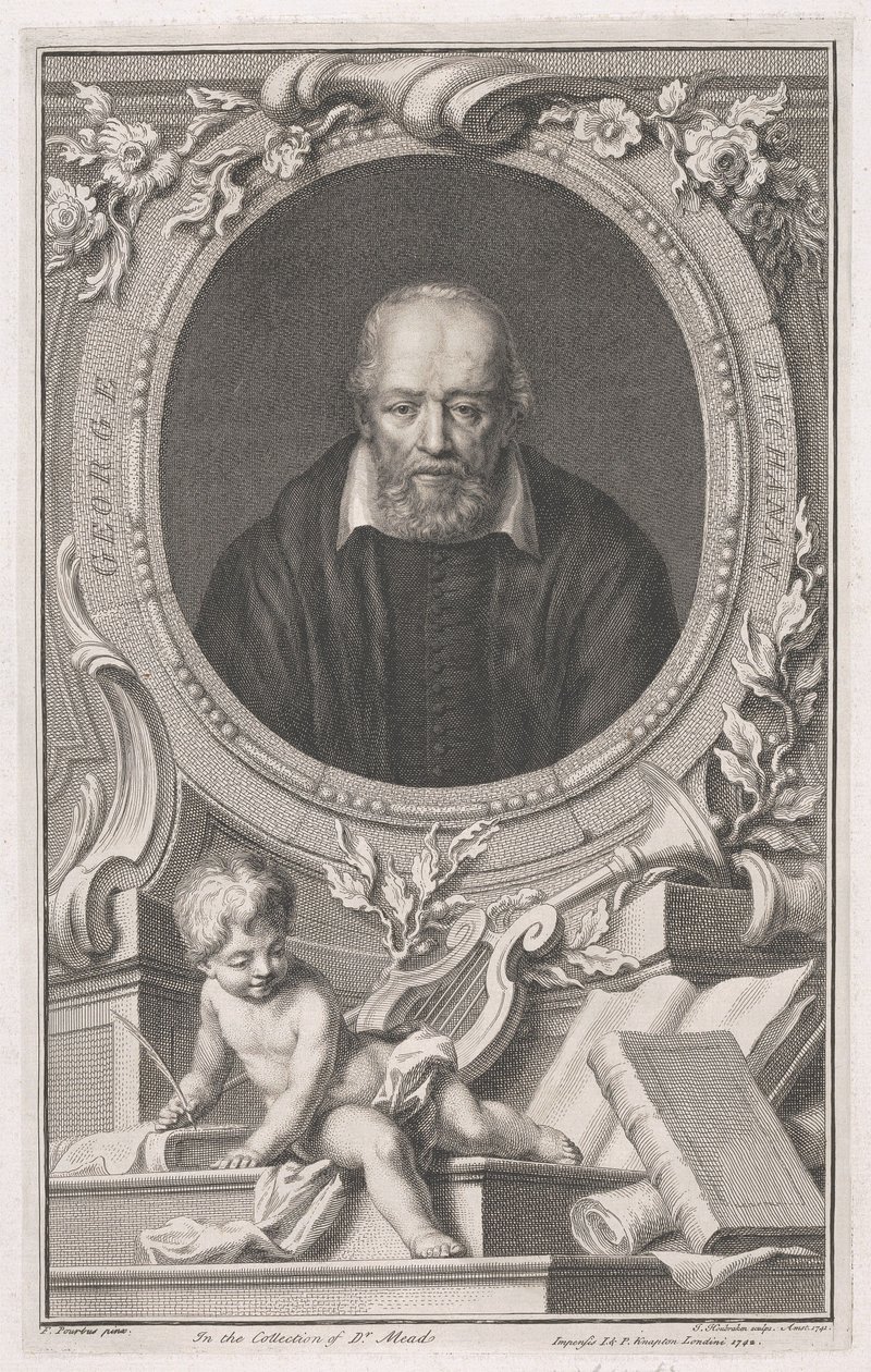 George Buchanan door Jacobus Houbraken