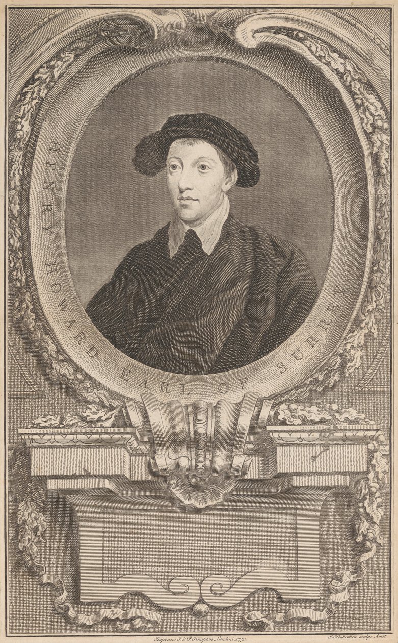 Henry Howard, graaf van Surrey door Jacobus Houbraken