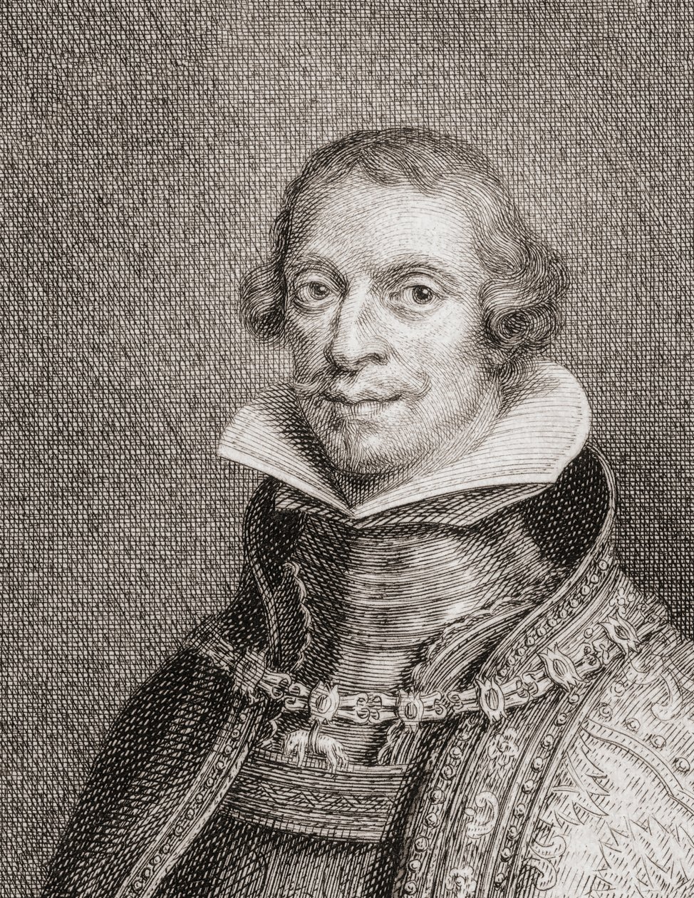 Koning Filips IV van Spanje, Felipe IV, Portret door Jacobus Houbraken