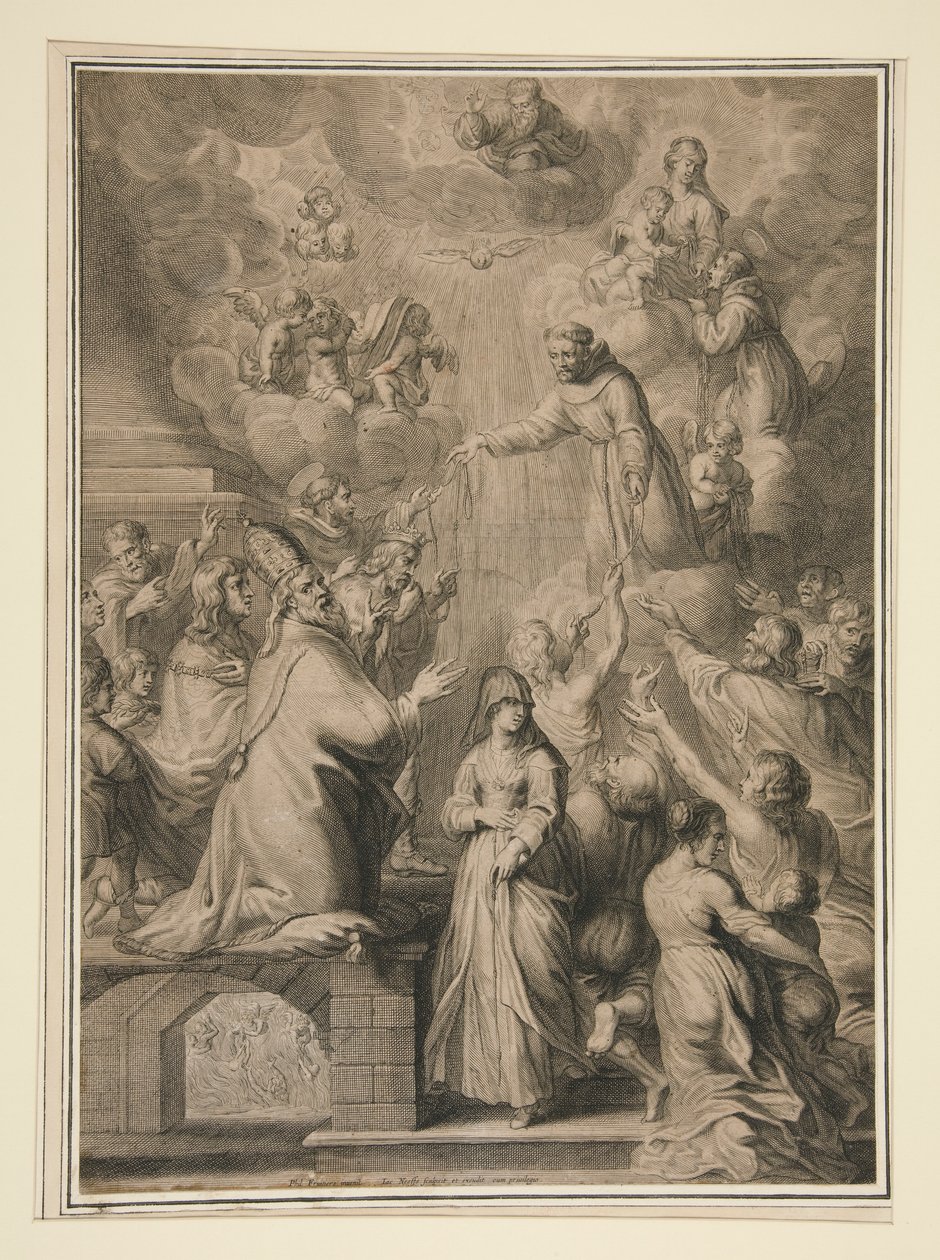 De Verdeling van Franciscaanse Koorden door Jacobus Neeffs