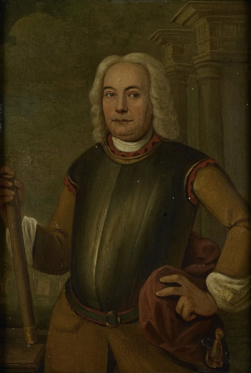 Portret van Johannes Thedens door Jacobus Oliphant