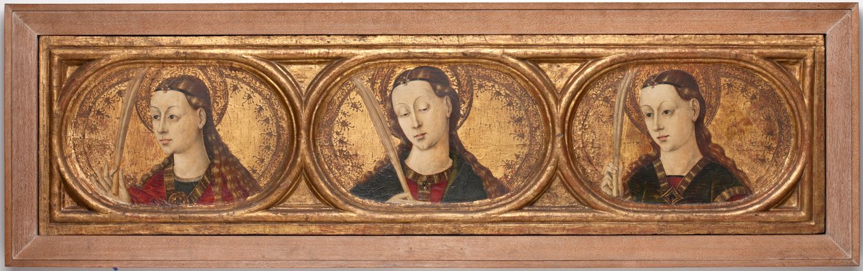 Drie Maagdelijke Martelaren door Jacomart c.1413 61 Baco