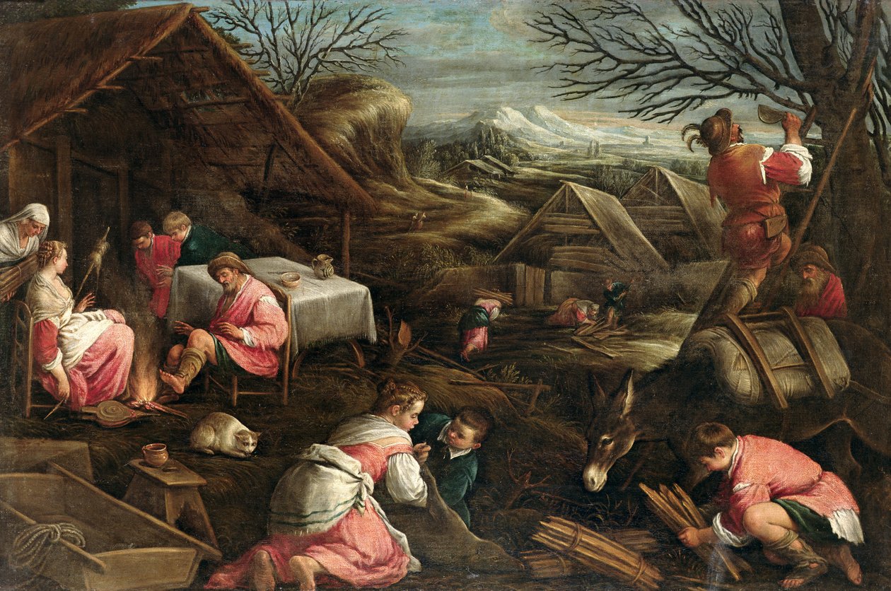 Winter door Jacopo Bassano