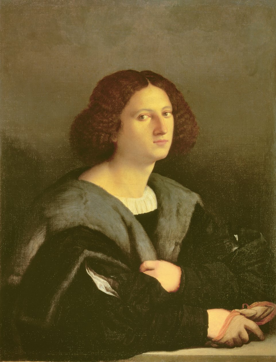 Portret van een man door Jacopo Palma