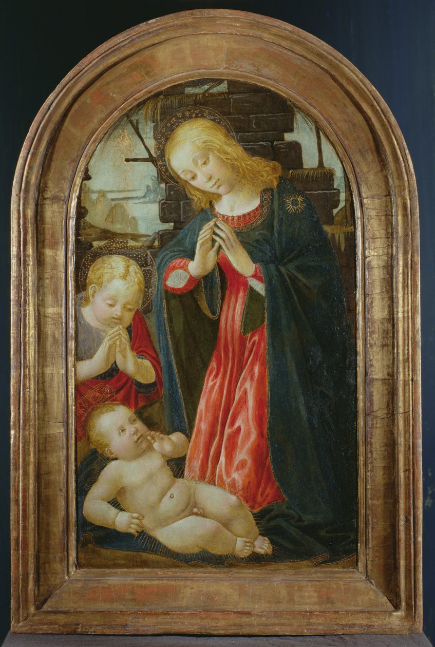 Madonna en kind met de heilige Johannes de Doper als kind