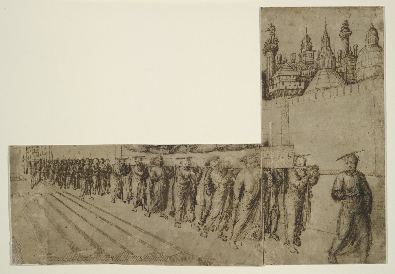 Begrafenis van de Maagd door Jacopo Bellini