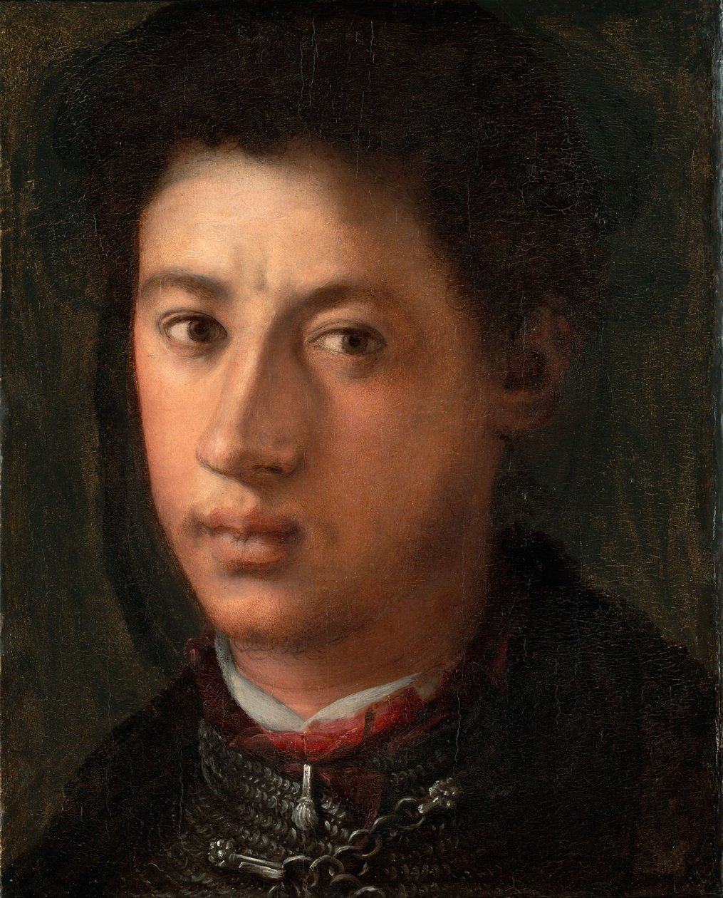 Portret van Alessandro de Medici 1510-1537, 1534-1535 door Jacopo Pontormo
