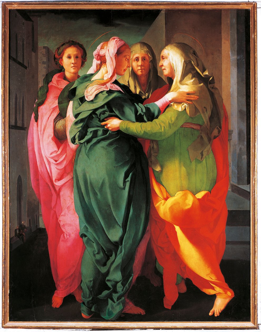 De Visitatie door Jacopo Pontormo