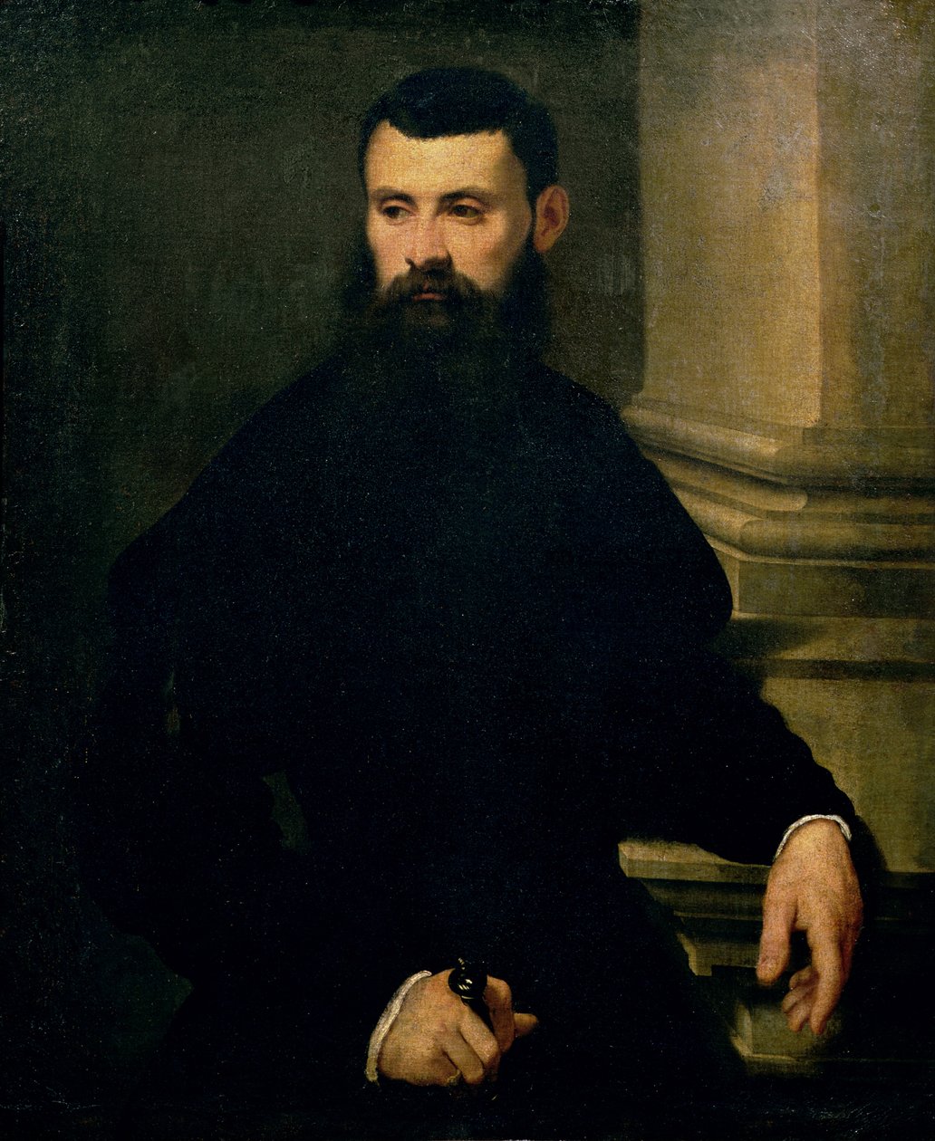 Portret van een Man door Jacopo Robusti Tintoretto