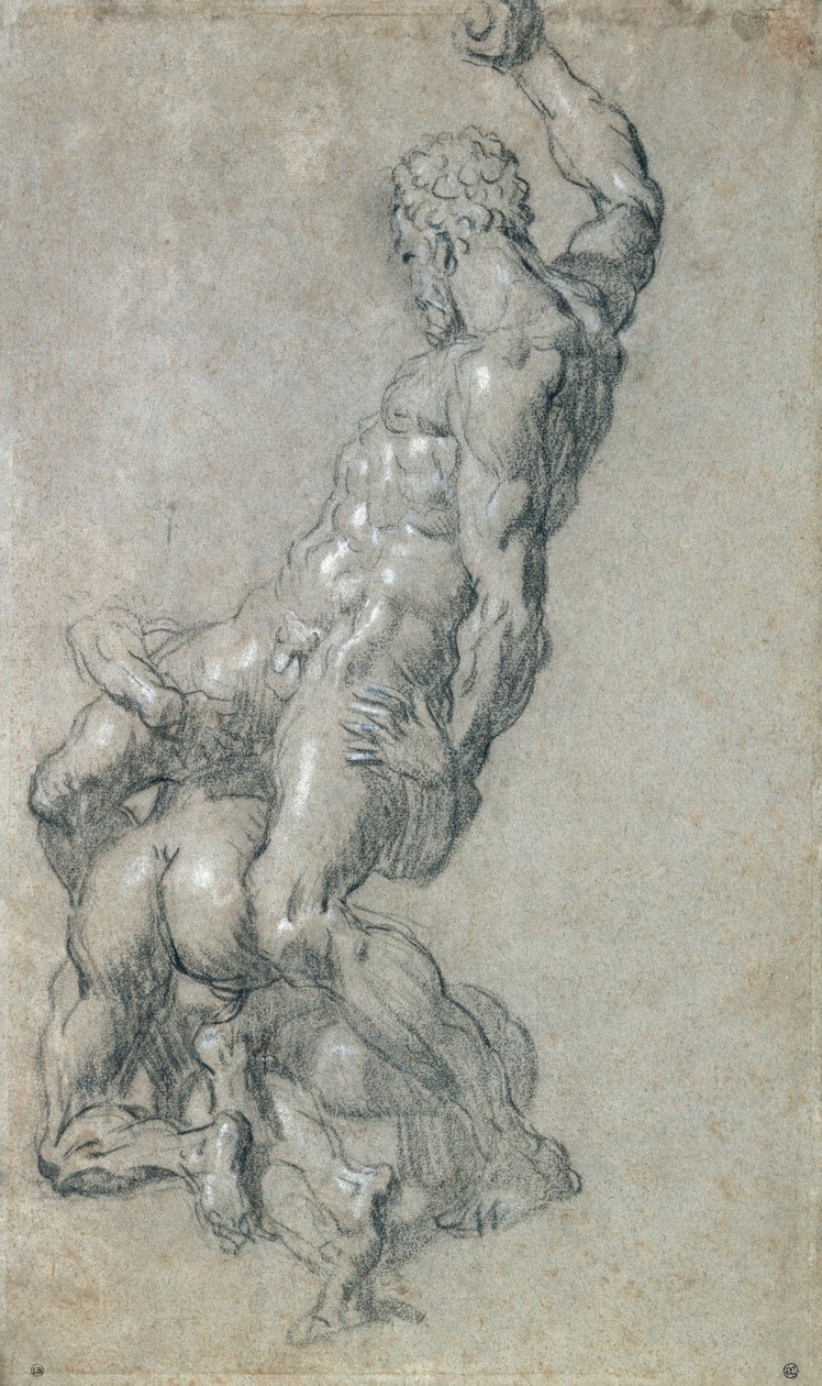 Simson Doodt de Filistijnen door Jacopo Robusti Tintoretto