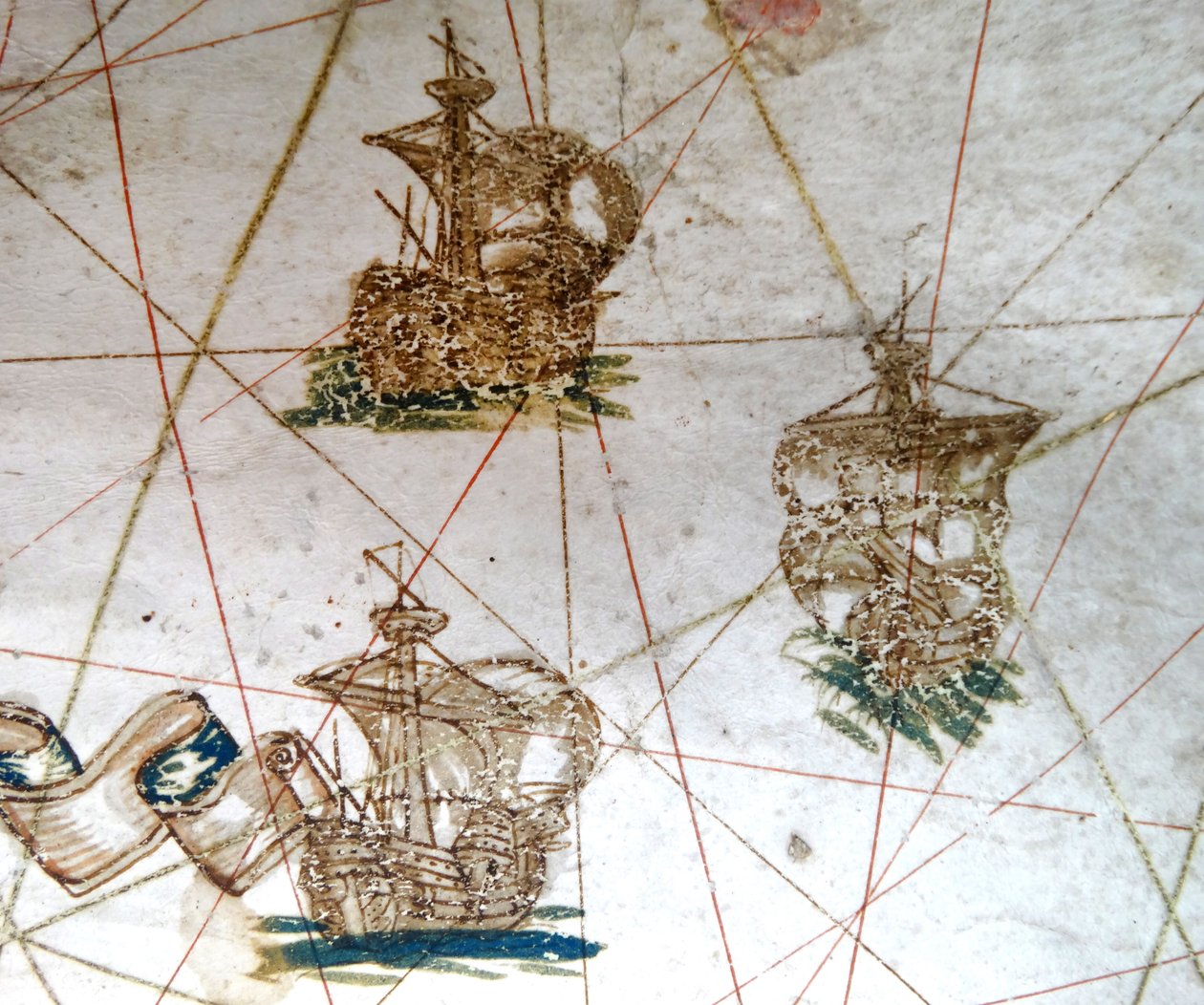 Renaissance kaart van Europa, Jacopo Russo (naar) 1528 door Jacopo Russo
