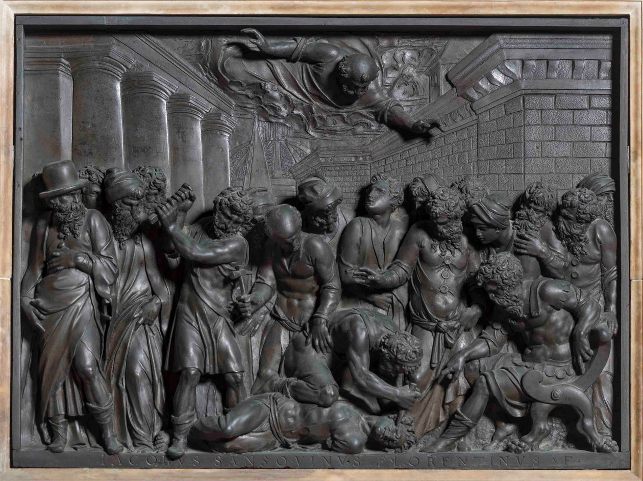 Het Wonder van de Slaaf Het Wonder van Sint Marcus, 1541 door Jacopo Sansovino