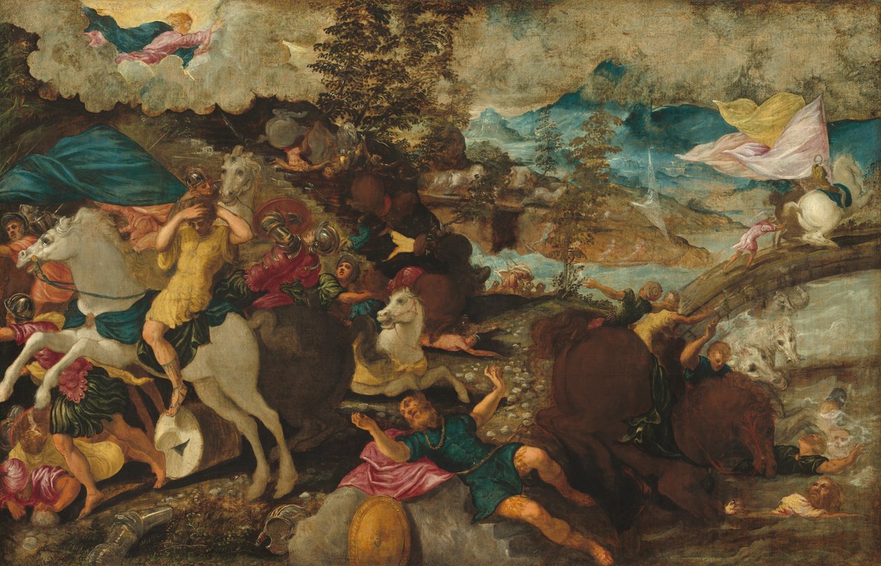 De bekering van Sint Paulus, ca. 1544 door Jacopo Tintoretto