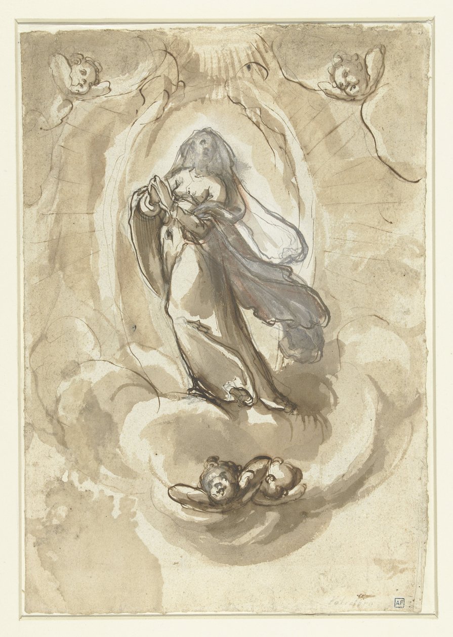 Allegorie op de Onbevlekte Ontvangenis door Jacopo da Empoli