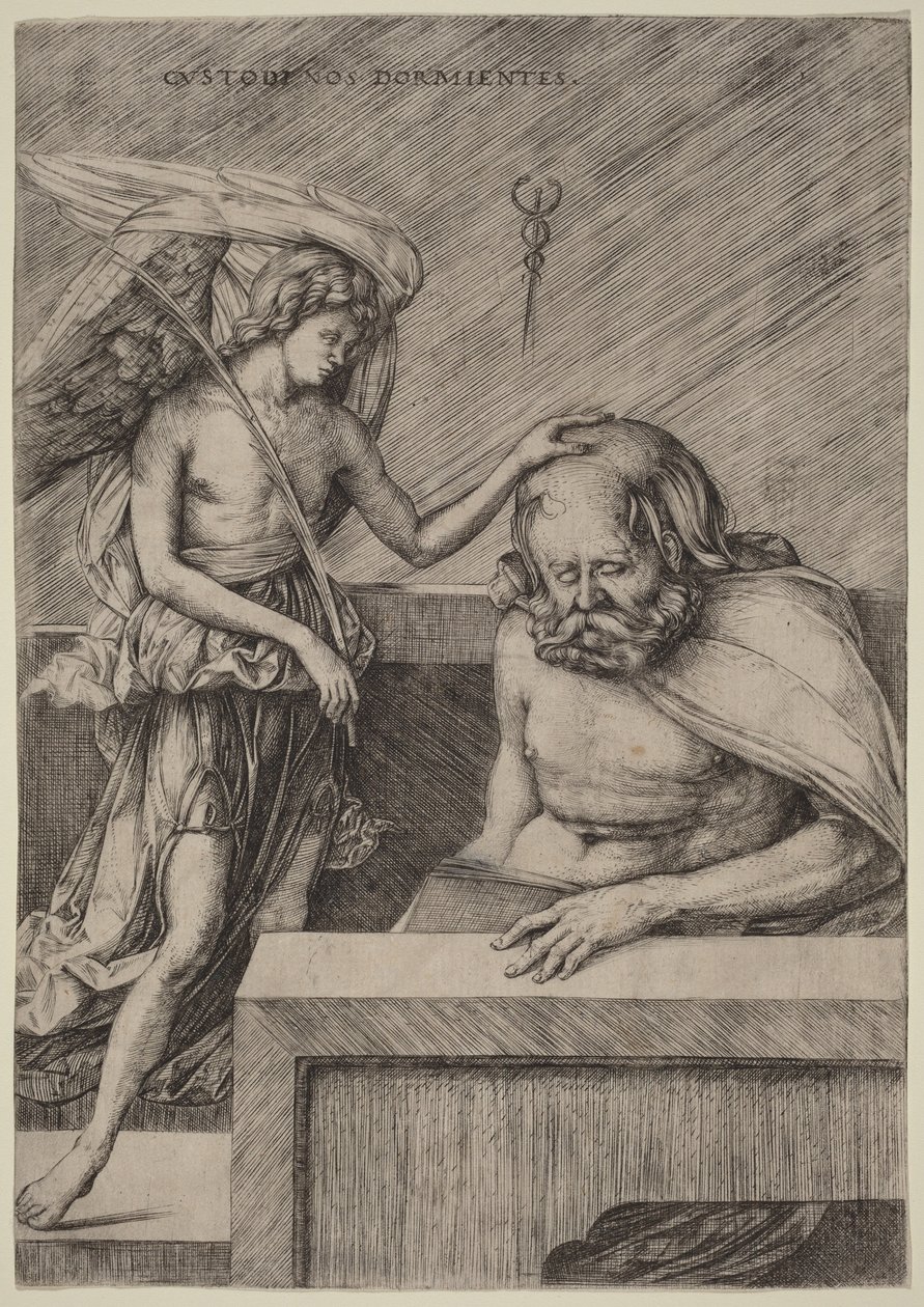 Bescherm ons terwijl we slapen (De beschermengel) door Jacopo de