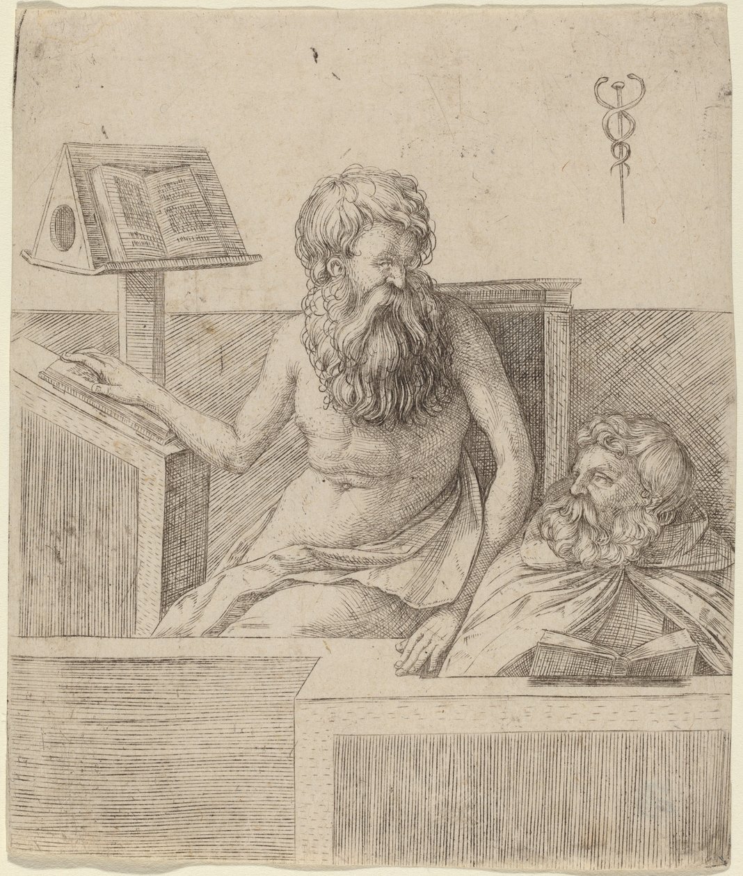 Twee filosofen, ca. 1509 door Jacopo de Barbari