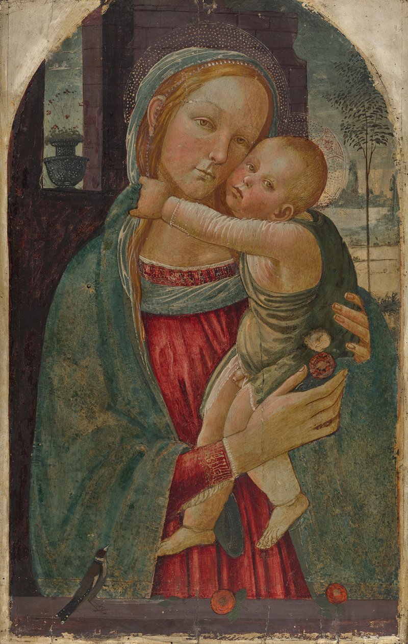 Maria met het Kind door Jacopo del Sellaio