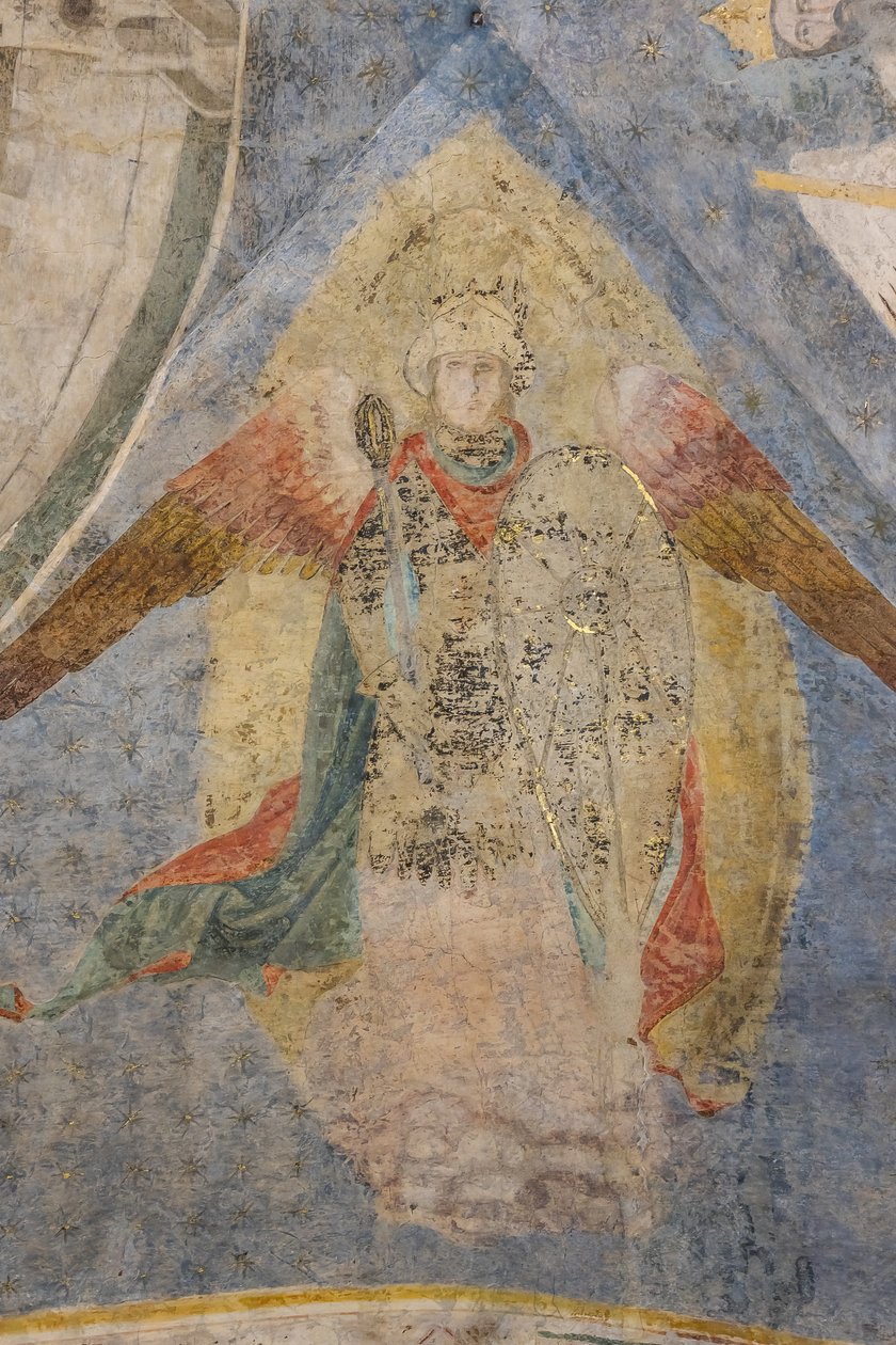 Allegorie van de vesting (detail) door Jacopo di Cione