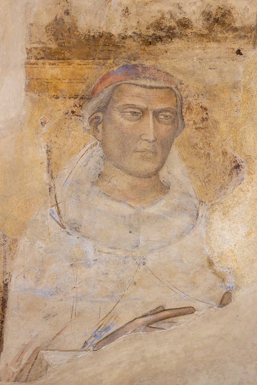Portret van Heilige (St. Yves Hélory?) door Jacopo di Cione