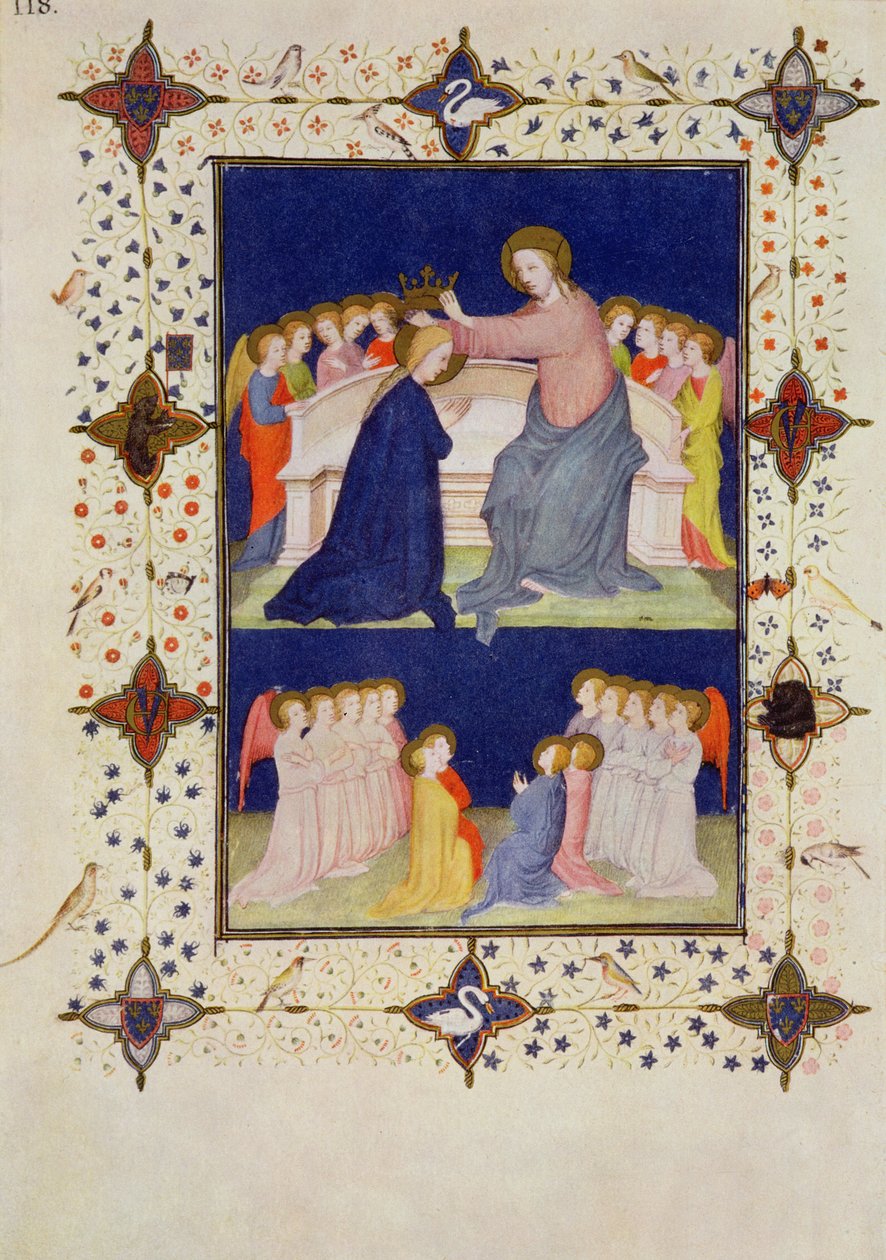 MS 11060-11061 Uren van Onze Lieve Vrouw: Completen, De kroning van de Maagd, uit de 