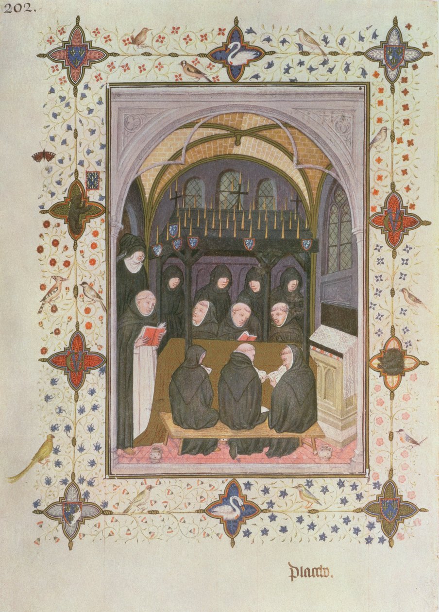 Kantoren van de Doden: begrafenisceremonies door Jacquemart de Hesdin