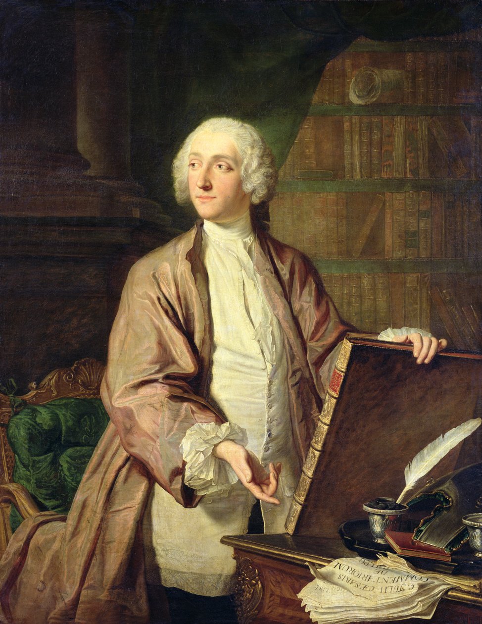 Victor Riquetti (1715-89), Markies van Mirabeau, 1743 door Jacques Andre Joseph Camelot Aved
