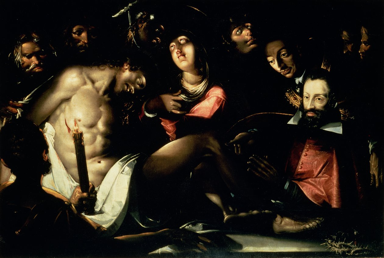 De klaagzang van Christus door Jacques Bellange