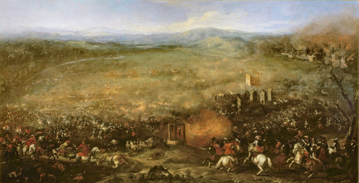De Slag bij Lutzen in 1632 door Jacques Courtois