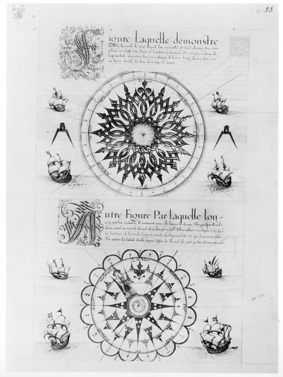 Ms Fr 150 fol.23r Sextant, uit 
