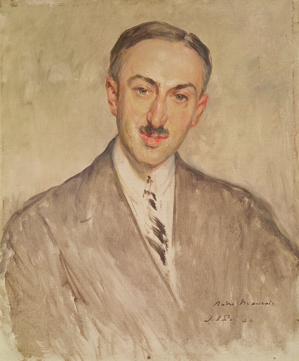 Studie voor het Portret van Andre Maurois (1885-1967) 1924 door Jacques Emile Blanche