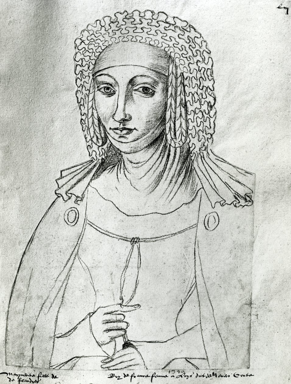 Ms.266 fol.53 Marguerite de France, uit 