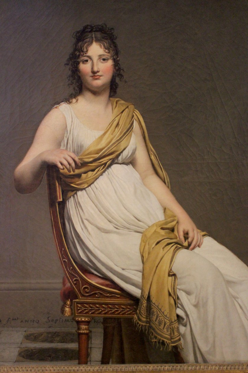 Madame de Verninac door Jacques Louis David